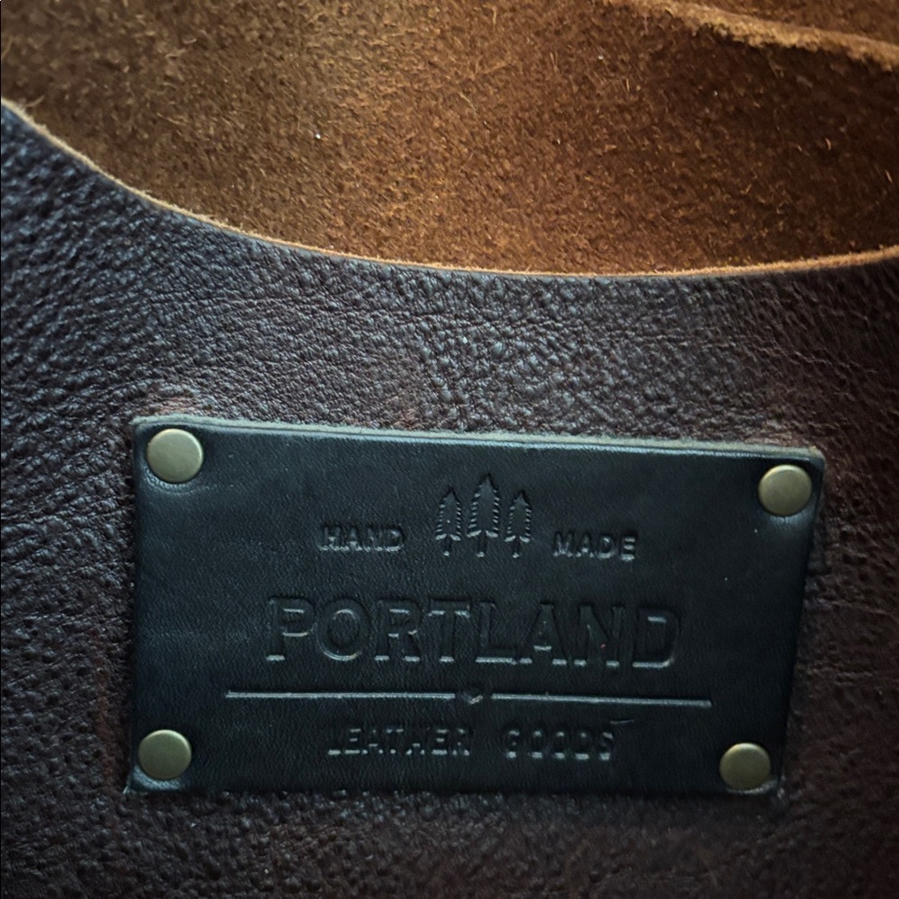 High Quality, Brown Leather Tote Bag - Picture 6 of 8